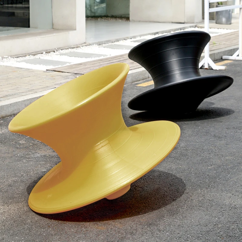 

Decorative furniture, rotating top chair, 360 degree tumbler leisure