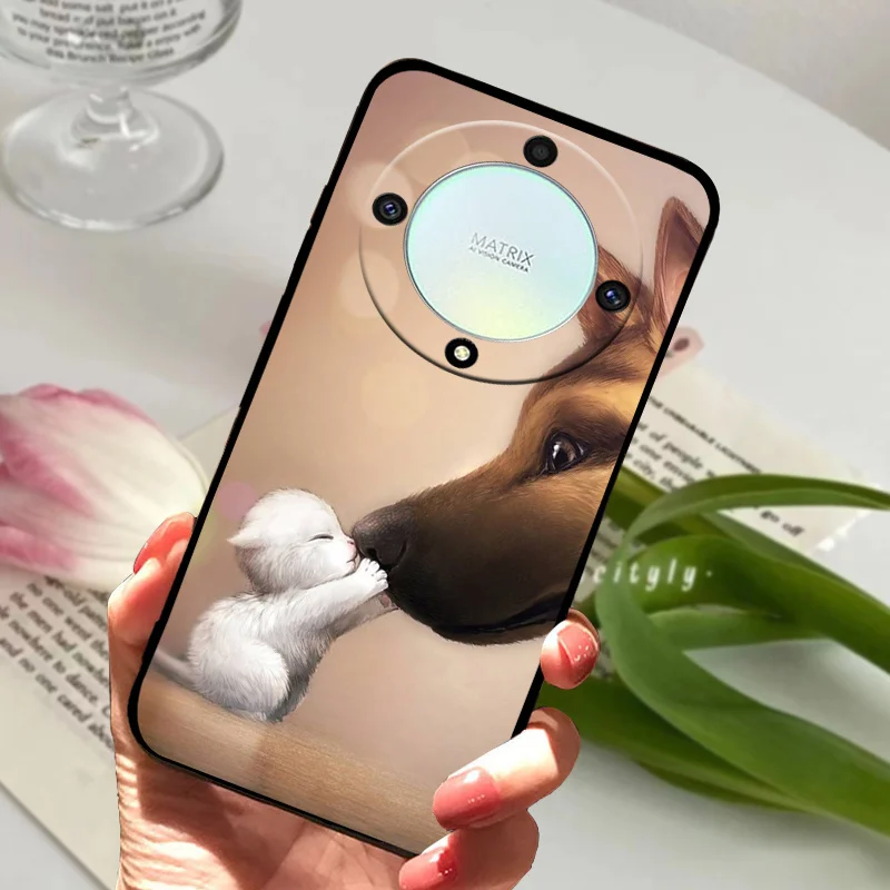 Cartoon Shockproof Soft TPU Silicone Phone Case Cover - Magic6 Lite Series