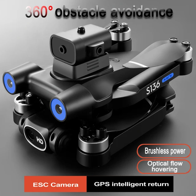 2023 New GPS Drone 4K HD Dual Camera Aerial Photography Drones Obstacle