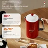 Retro Red Intelligent Touch Electric Kettles Double Mode Boiling Water Automatic Insulation Stainless Steel 1.5L Kettle Electric 3