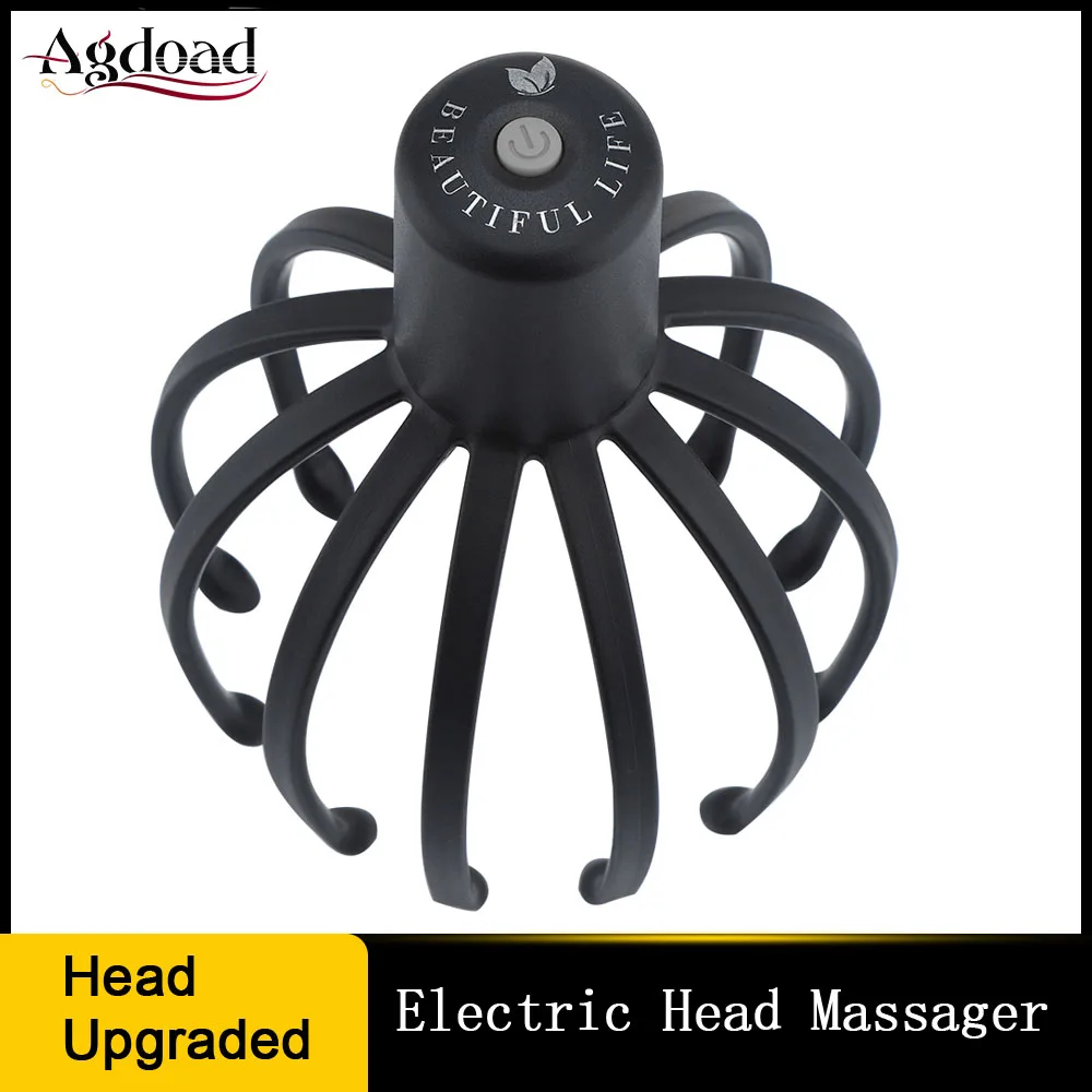 

Electric 12-Claw Head Massager 3 Modes Vibration Octopus Claw Scalp Massager Stress Relief Massage Scalp Relieve Head Fatigue