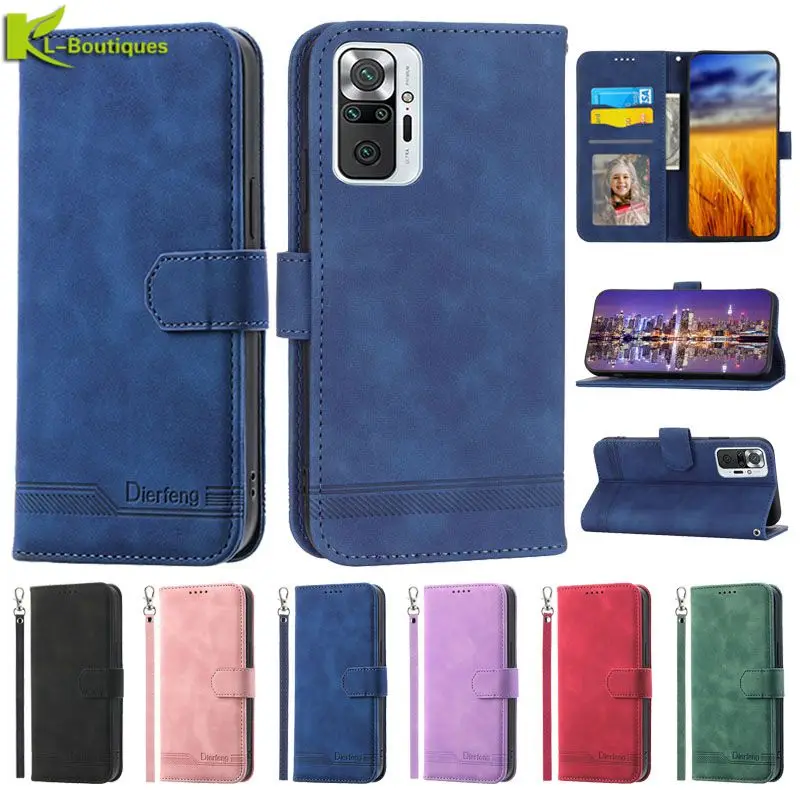 For Xiomi Redmi Note 10 Pro Case Wallet Leather Book Funda sFor