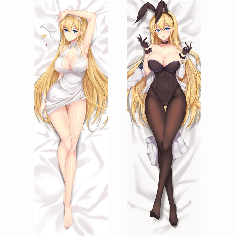 

Azur Lane Anime Game Pillow Case USS North Carolina Waifu Dakimakura Sexy Girl Decorative Long Pillow Cover Home Bedding