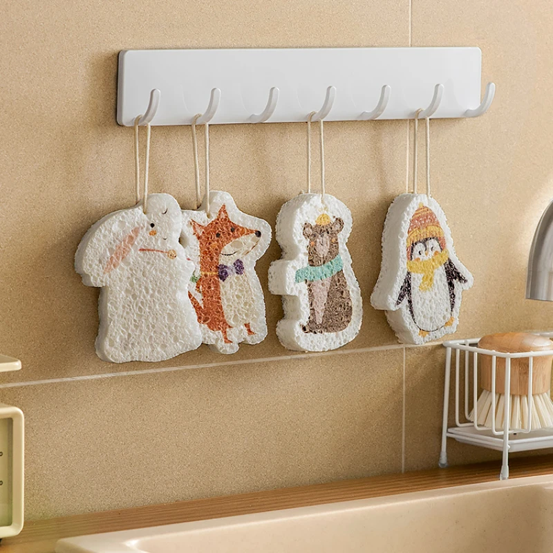 

Magic Multifunction Household Kitchen Rag, Towel Roll, Dishwashing, Non-stick, Wood Pulp, Cotton Sponge, Compressed Towel, 3Pcs