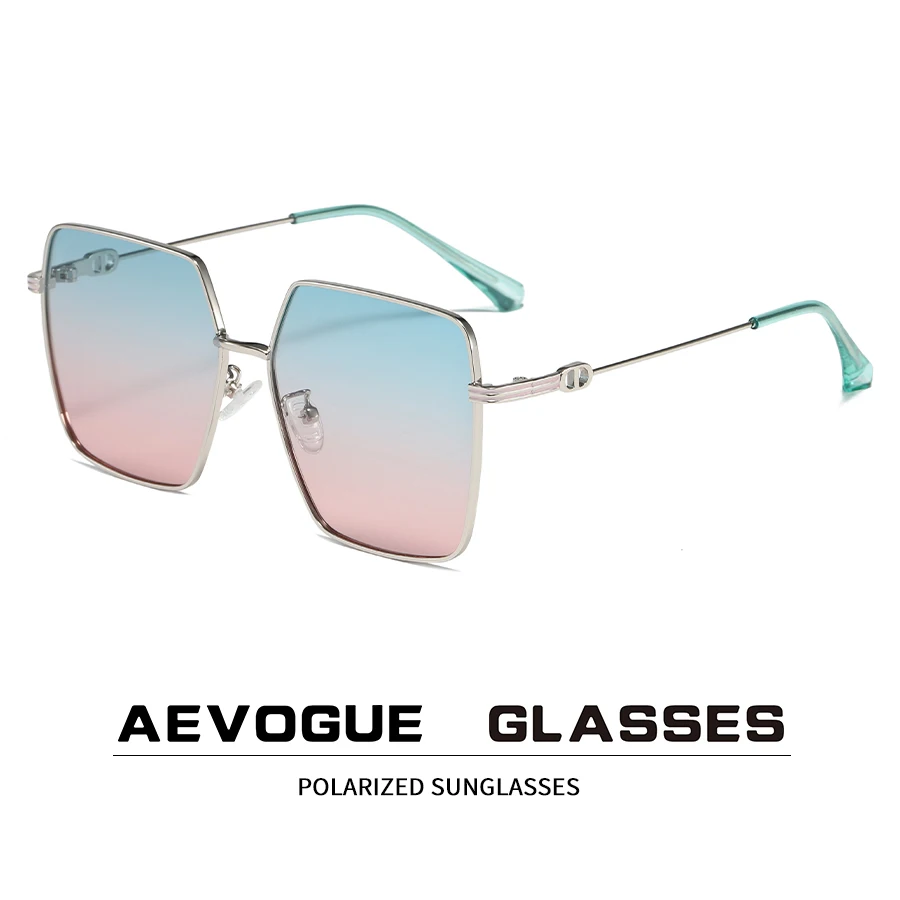 

AEVOGUE Polarized Sunglasses Women Eyewear Fashion Men Accessories Square Drive UV400 Outdoor AE1175