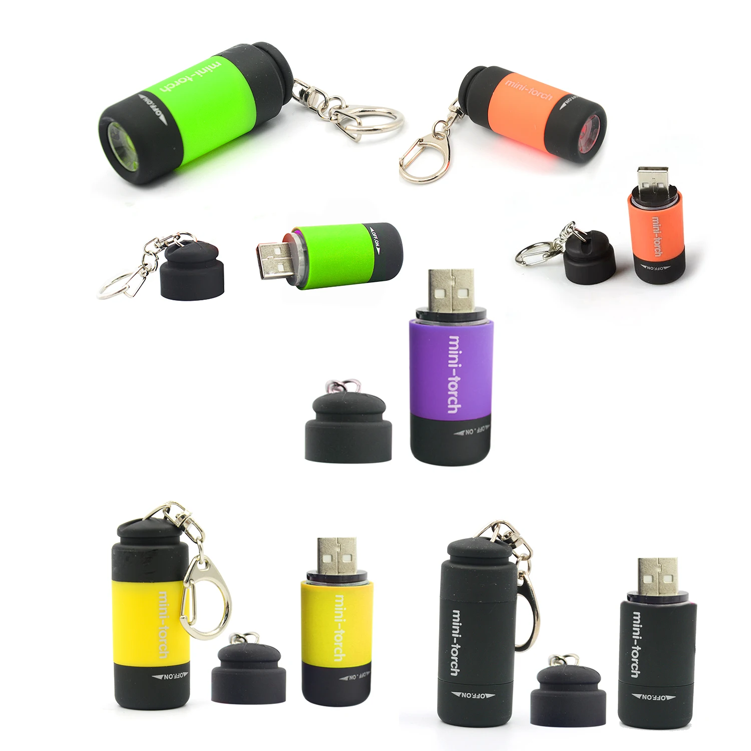 Рисунок 2 - USB Перезаряжаемый водонепроницаемый фонарик