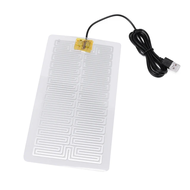 Usb Láb Melegítő Pad Hordozható Masszázs Fűtött Szőnyeg Dugó És Lejátszás Téli Melegebb Lapok Meleg Tányér Otthoni Felpipszek - Image 4