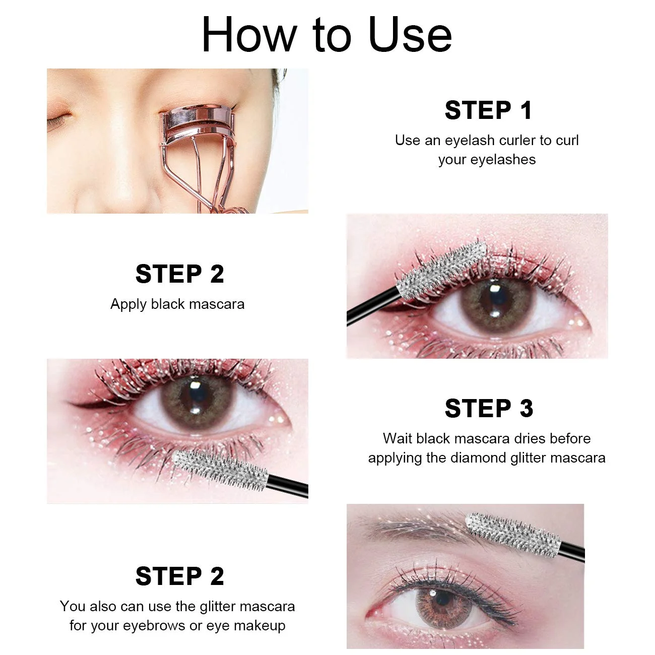 Diamond Glitter 4D Mascara 6