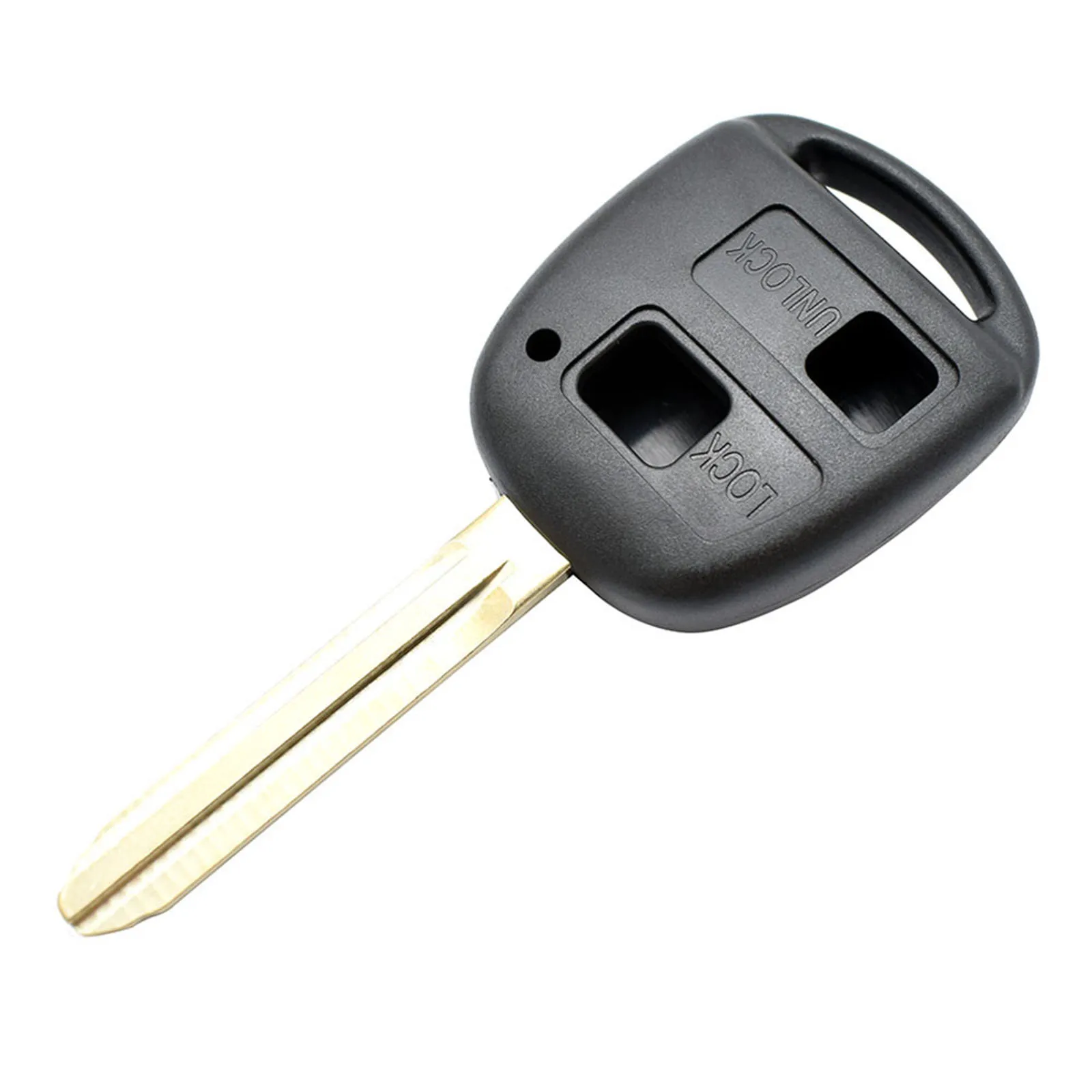 2 Button Car Remote Key Shell Fob Case for Toyota RAV4 Yaris Prado Corolla Land Cruiser Previa Echo Switch Pad Uncut Blade Cover key case key case cover car key shell remote control case cover flip key fob shell