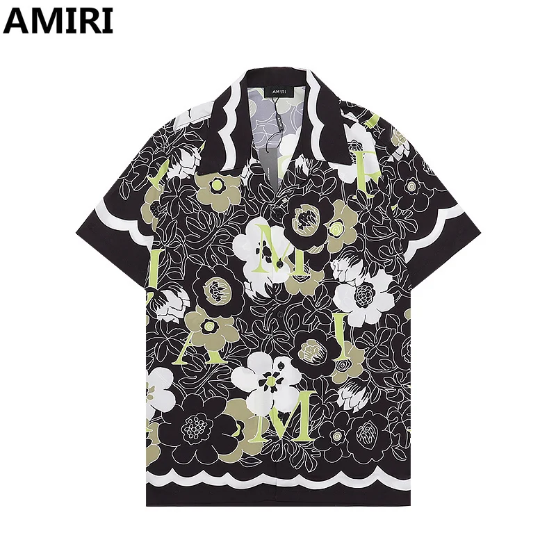 SOLLSALE-AMIRI 2023 new fashion T-shirt short sleeves