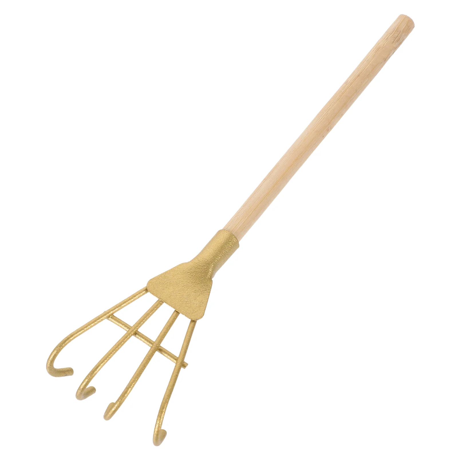 

Mini Rake Kids Small Small Iron Rake Iron Decorative Garden Sand Table Tools for Desk Metal Crafts