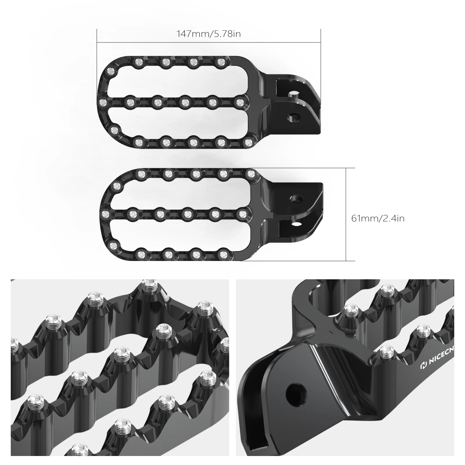 Für BMW R1200GS R1250GS Fußrasten Fußstützen Fußbremshebel Schalthebel R1200GS R 1200GS 2013-2018 R1250GS 2019-2022 2023 – Detail 24