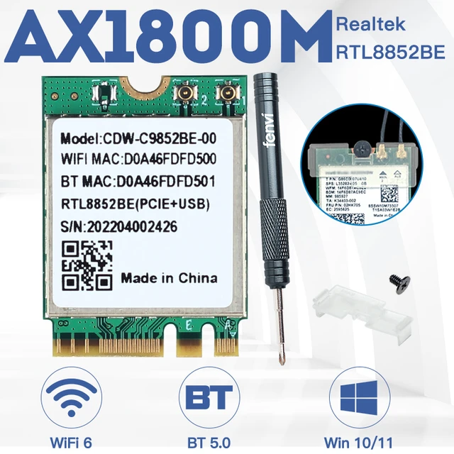 Realtek Rtl8852be Wifi Pcie Adapter Ubuntu Cheap Wholesale www