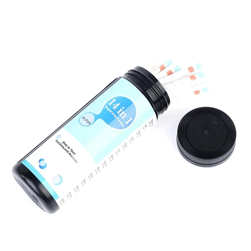 14-In-1 Water Test Strip PH Bromine Nitrate Water Quality Test For Aquarium Fish Tank Pool Nitrate Strip, Durable