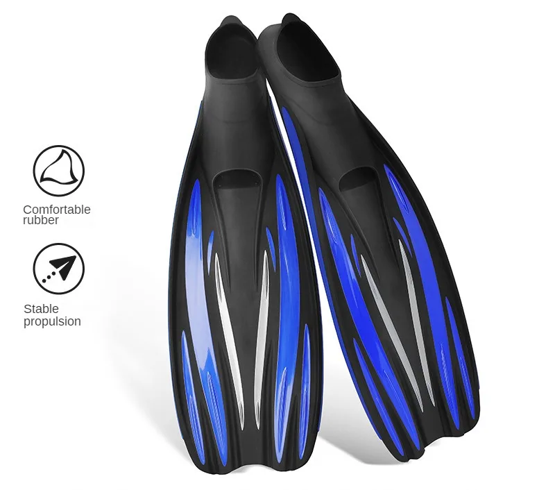 New Highelastic Flipper Professional Snorkeling Equipment Adult Swimming Flipper Free Diving