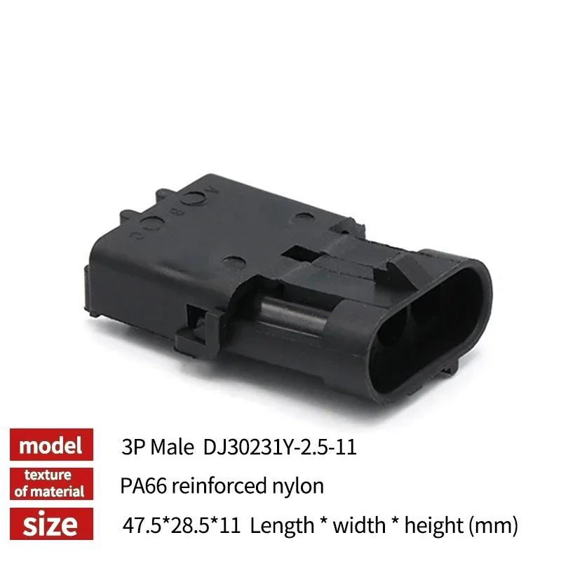 6 Pin 2.5mm GM Automotive Weather Pack Waterproof Connector Male Female Plug Socket DJ3061Y-2.5-11/21 For GM T&I Online Store