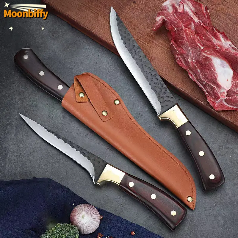 High Quality Handmade Kitchen Boning Knife Meat Cleaver Butcher