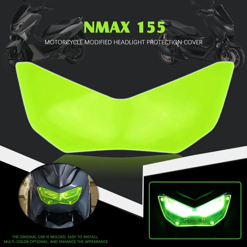

New For YAMAHA NMAX155 NMAX 155 N-MAX155 2020 2021 2022 2023 Motorcycle Acrylic Headlight Guard Head Light Lens Cover Protector