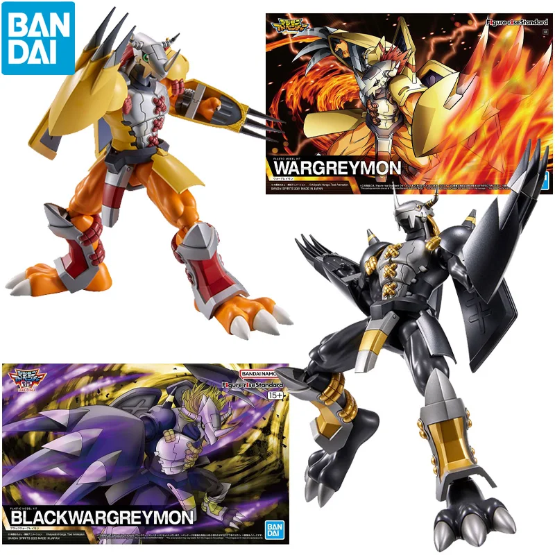 

In Stock Original BANDAI SPIRITS Figure-rise Standard Digimon Adventure WarGreymon Anime Figure Model Collecile Action Toys