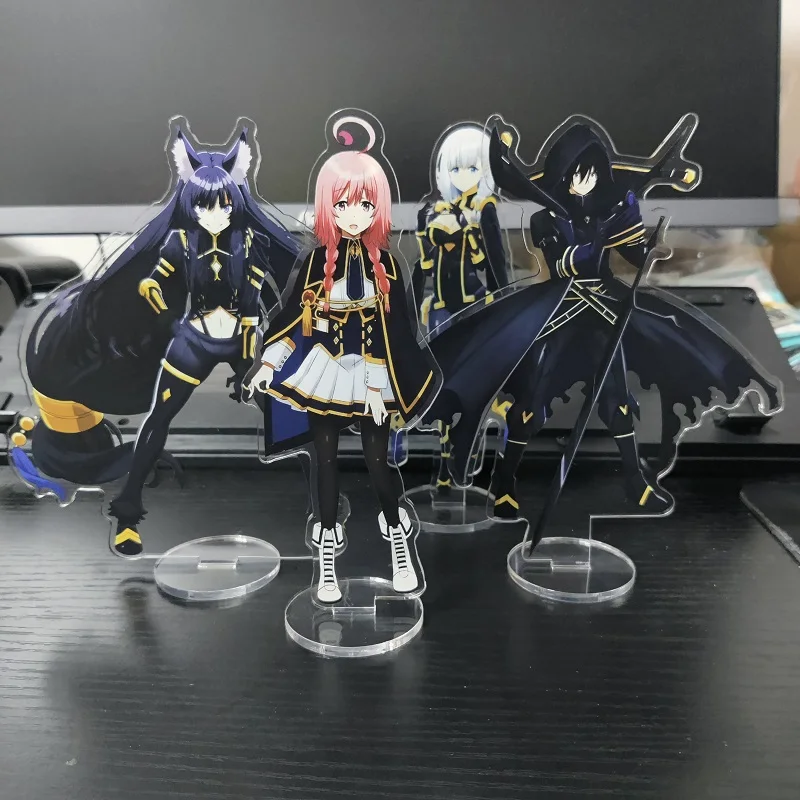 15Cm Giappone Cartoon The Eminence In Shadow Anime Figure Cosplay Acrilico Stand Modello Squisito Desk Decor Standing Sign Fans Gift