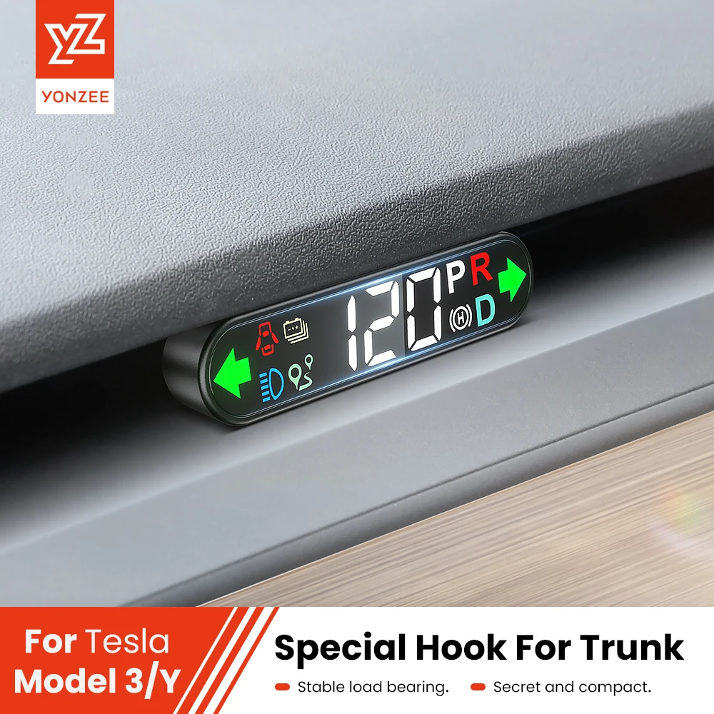 YZ HUD Head-up Display For Tesla Model 3 Model Y Dedicated Head-up Display Speedometer For TESLA Car Model3 ModelY Accessiores