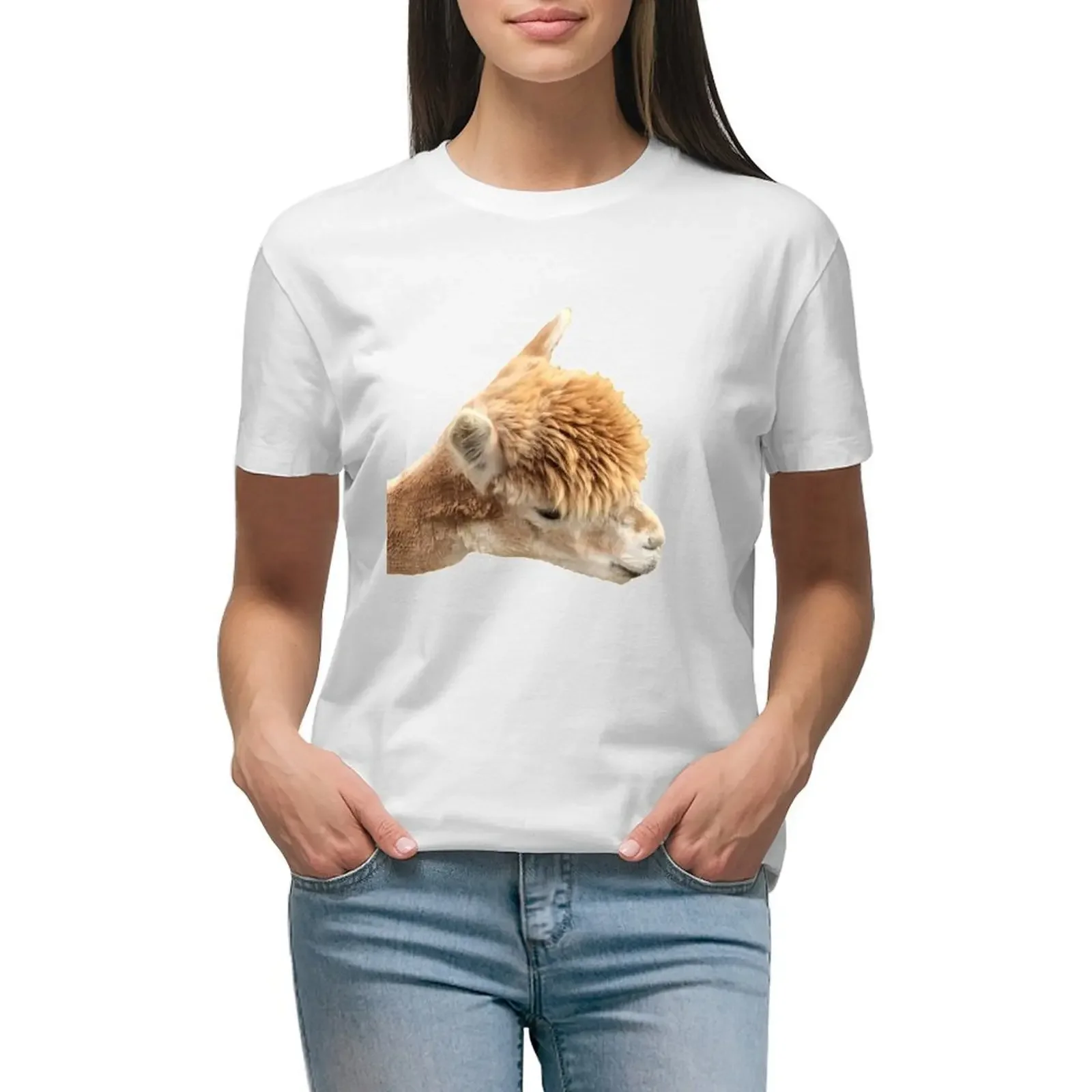 

The Dude. (White Background) T-shirt tees summer clothes Short sleeve tee Women tops