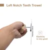 Long Trowel 40cm Stainless Steel Blade Wood Handle Good Elasticity Left Square Tooth Multi-Purpose Masonry Trowel For Wall Tile 5