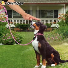 Nylon Dog Traction Rope 3 Colors Pet Leashes Walking Running Training For Small Medium Dogs Non Slip Strap Durable Pet Supplies