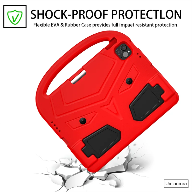 Enhanced Shockproof EVA Tablet Case Stand & Cover