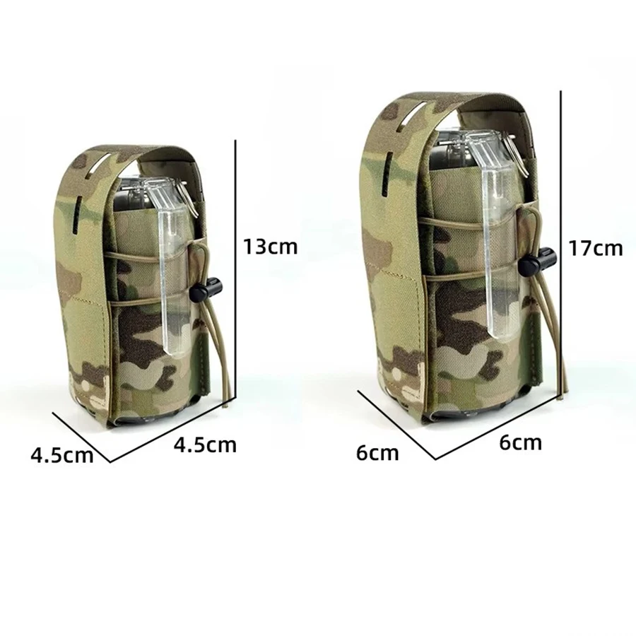 Poche tactique grenade fumigène leurre pêche MOLLE rangement accessoires équipement airsoft