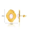 Boucles d'oreilles circulaires pour femmes, Vintage, Punk, Baroque, perles, Clip d'oreille en acier inoxydable, bijoux pour femmes, Imitation de perles, cadeau Mujer