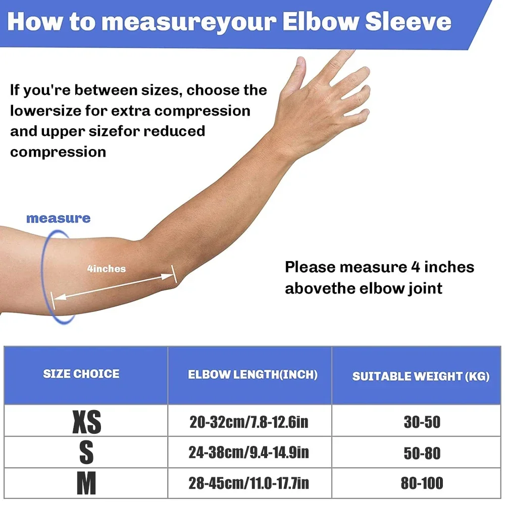 Elbow Pads For Adult Teens Kids With Thicken Sponge Padding Soft Elbow Braces Elbow Sleeves For Sports Volleyball Football 1Pair