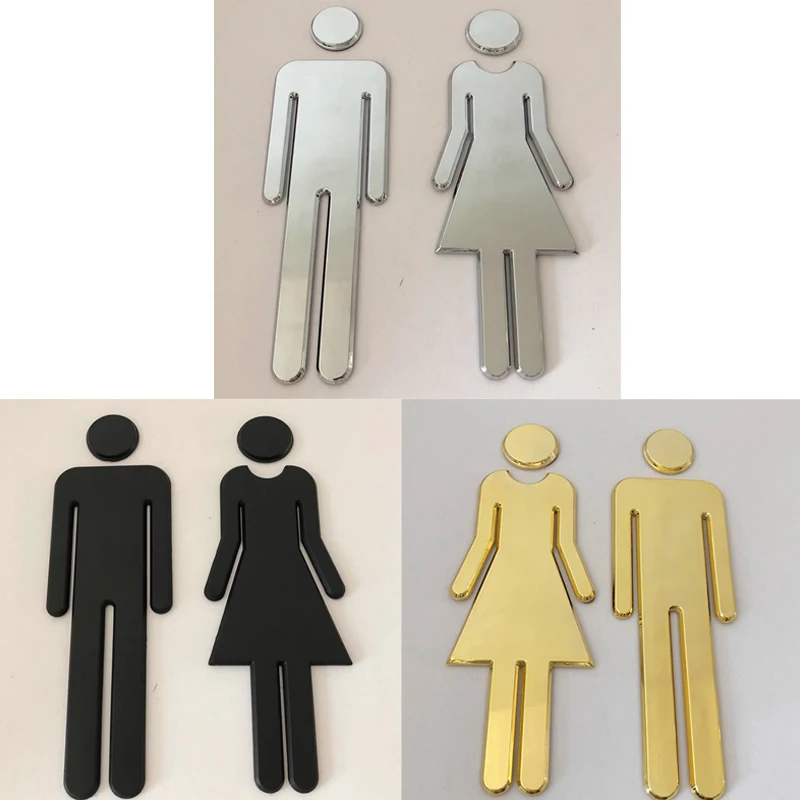 Adesivo Divertente Per WC - Decorazione Bagno Unisex Per Porte E Pareti