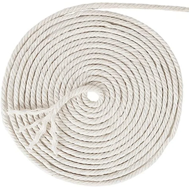 Macrame Cord 1/2/3/4/5/6mm 100m Natural Cotton Cord for Wall Hangings Tapestry Plant Hangers cotton rope,macrame cord