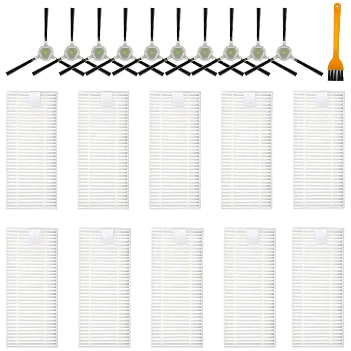 Lefant M210 Pro 8 Filtre HEPA 8 Brosses Latérales Pour Lefant M210B M213s M210s 558428