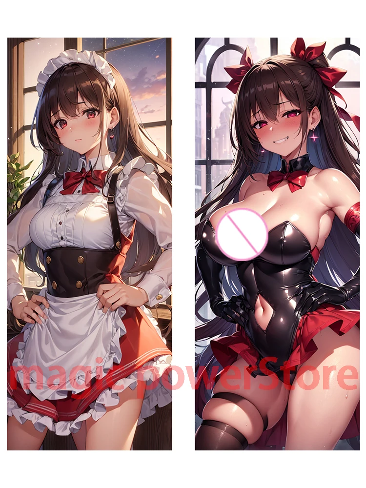 

Dakimakura anime large breasts beautiful girl AI illustration Double-sided Print Life-size body pillows cover Adult pillowcase