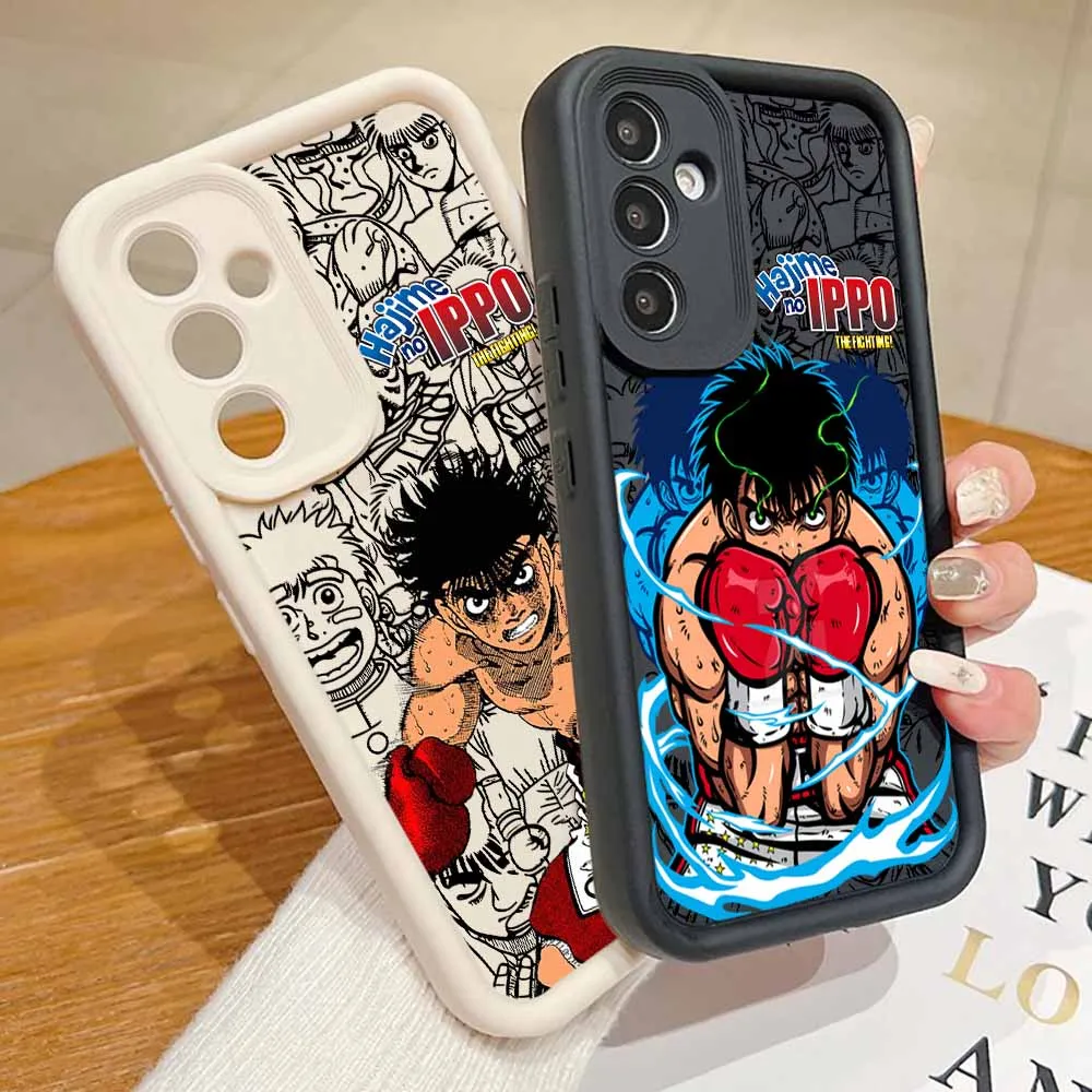 Hajime No Ippo Boxing Themed Silicone Phone Case with Lanyard