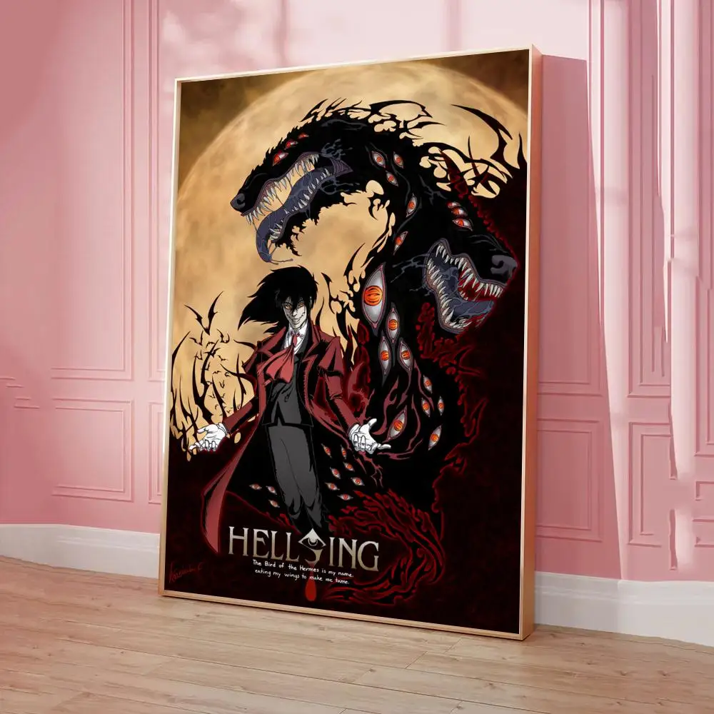 Cartoon Hellsing Poster Classic Vintage Posters HD Quality Wall