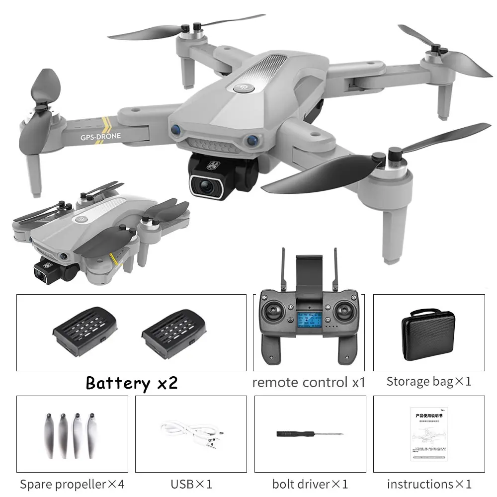 RC Quadcopter medium K80 MAX GPS 5GHz RC Drone 8K Multifunction Professional Obstacle Avoidance Dual HD Camera Brushless Motor Quadcopter Toys Boy rc quadcopter with camera RC Quadcopter