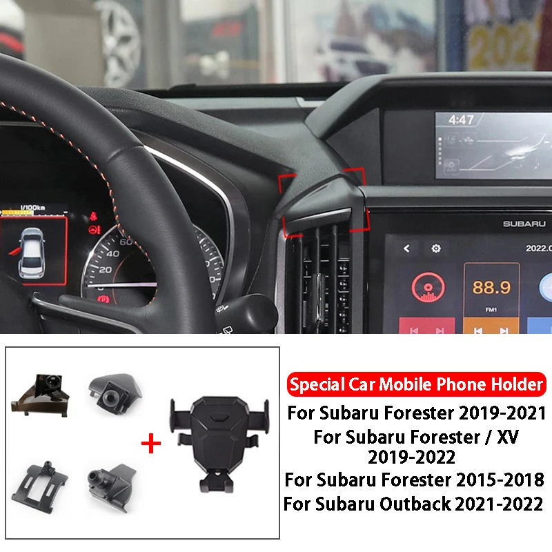 Adjustable Mobile Phone Holder For Subaru Forester Xv Outback 20152022