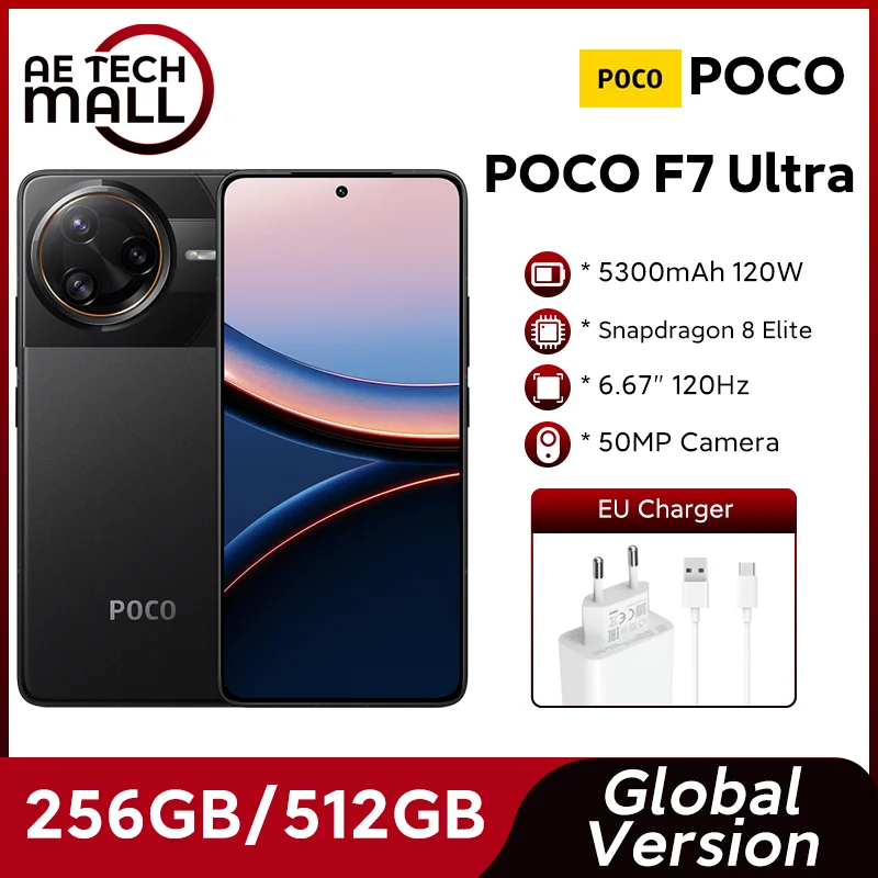 【ほぼ新品】POCO F7 Ultra 256GB+12GBモデル Xiaomi POCO F7 Ultra 5G 12GB+256GB - Dual SIM - UK Version