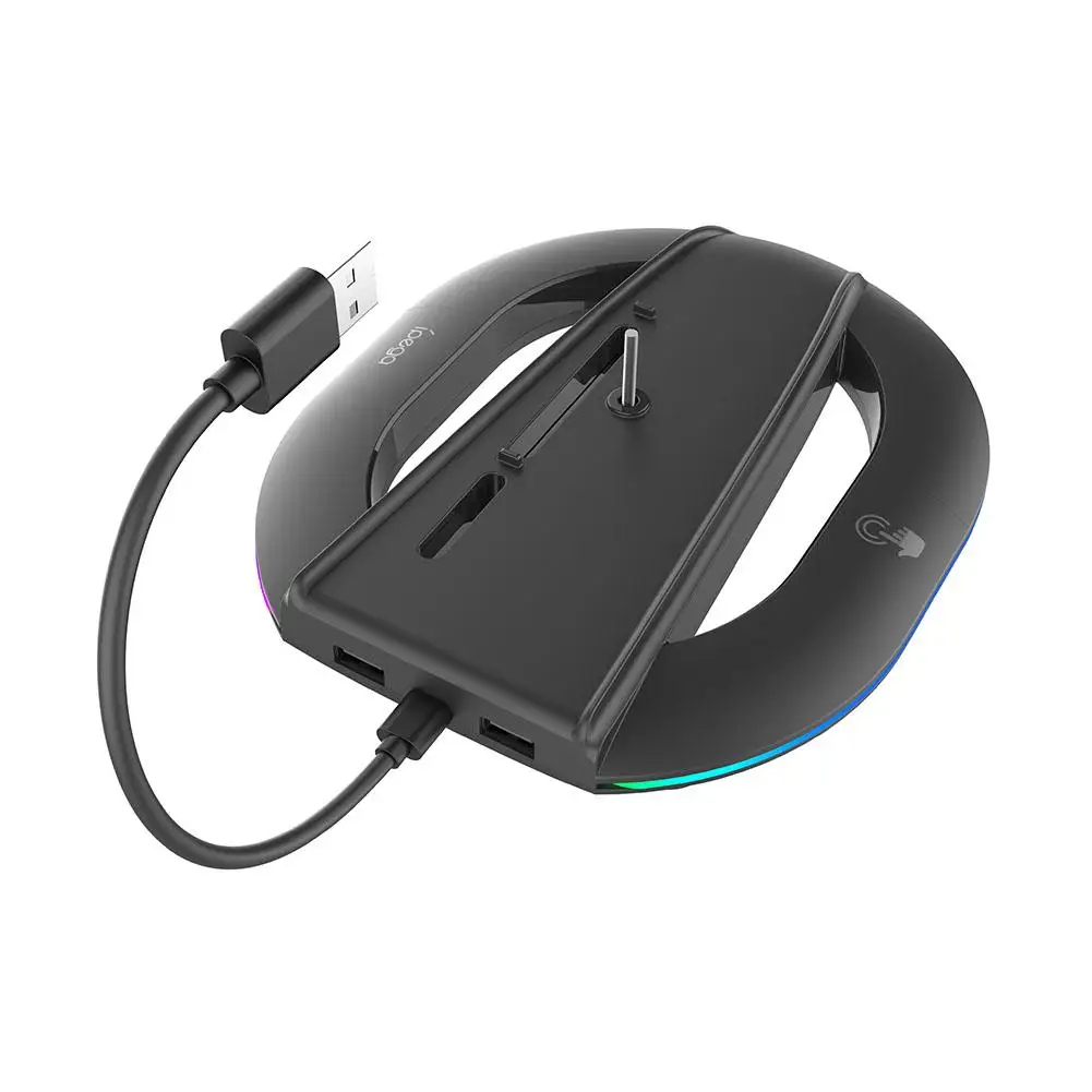 Ps5 슬림 콘솔 수직 스탠드, RGB 포함 또는 RGB 없음, Ps5 슬림 광학 드라이브, 디지털 버전 베이스 스탠드, LED, BA Z9l7, 블랙