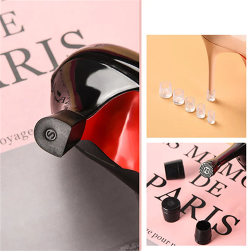 Heel Protector 1Pair Silicone Heel Protectors Stoppers Latin Stiletto Dancing Covers Antislip High Heeler Bridal Wedding Shoes Accessories