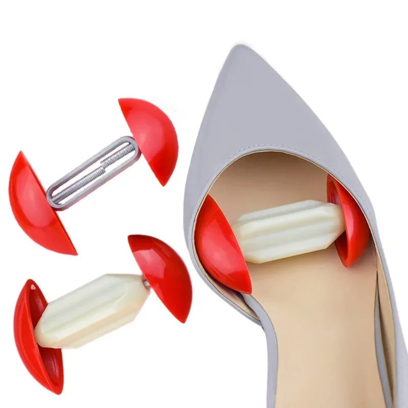 2Pcs 새로운 들것 운동화 발 뒤꿈치 신발 휴대용 미니 신발 나무 안티 변형 신발 나무 쉐이핑 안티 주름 신발 지속