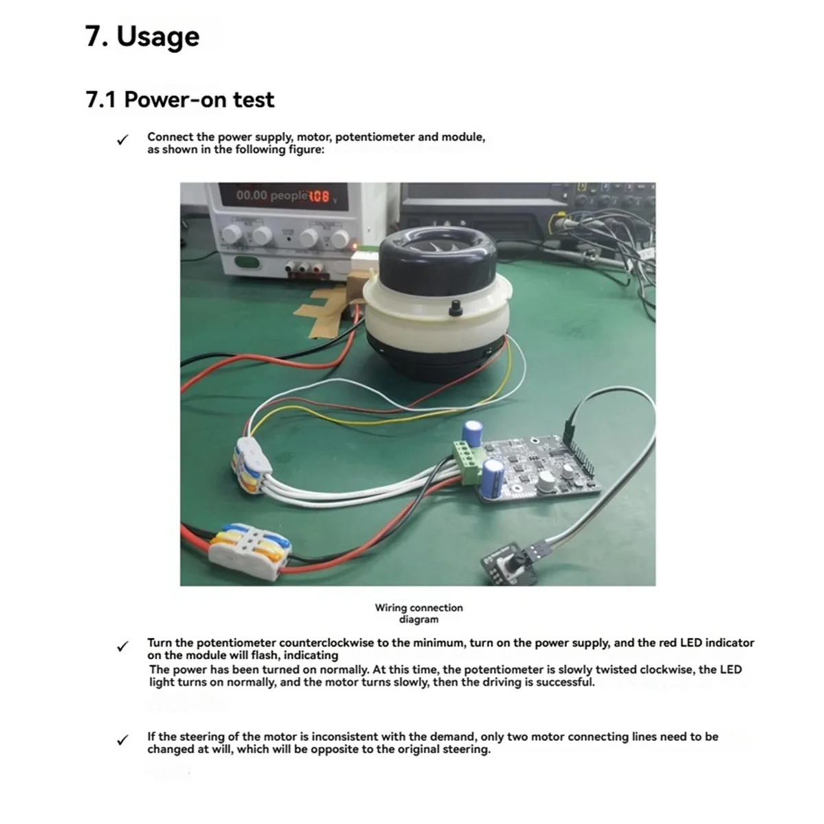 Hot sale DC 6-80V BLDC Three Phase DC Brushless Motor Controller PWM High Power 1600W Motor Driver Board Regulator No Hall