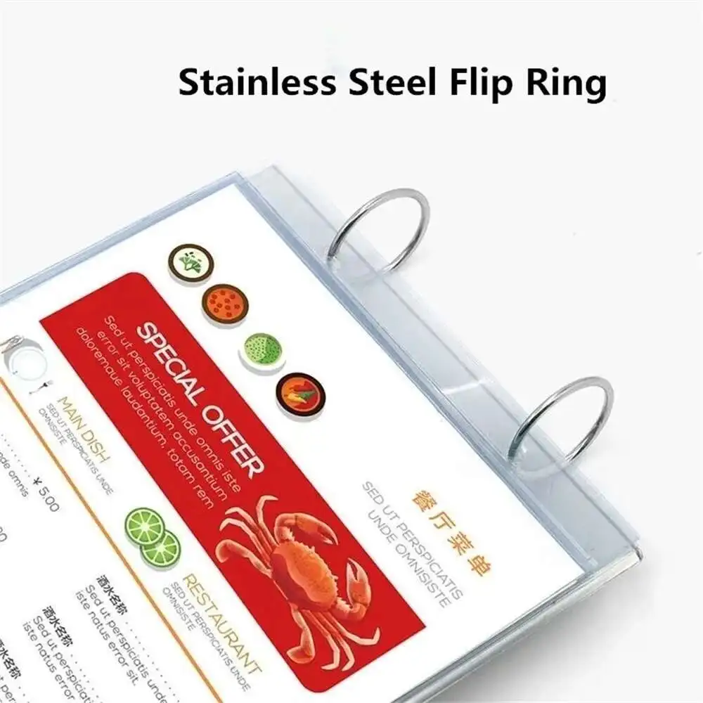 A4 메뉴 홀더 디스플레이 아크릴 사인 홀더 노트 홀더 테이블 포스터 스탠드 가격 태그 홀더 디스플레이 스탠드 매장 레스토랑