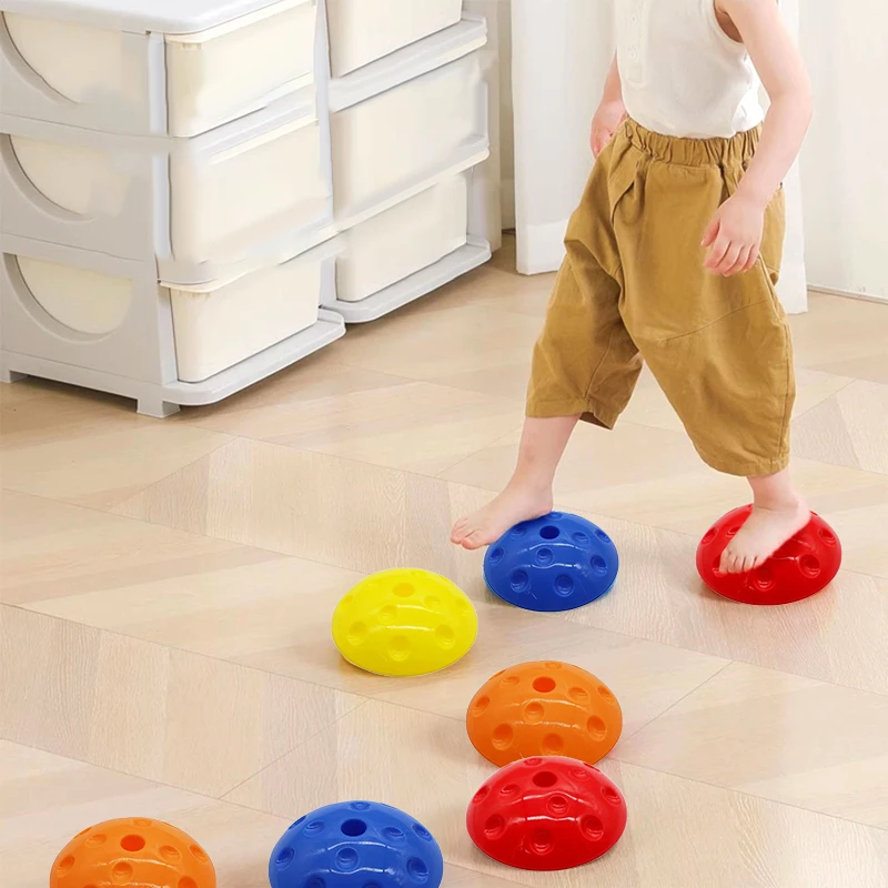 20cm Yoga Ball PVC Inflatable Massage Point Half Fit Ball Balance Trainer Stabilizer GYM Pilates Fitness Balancing Massage yoga ball