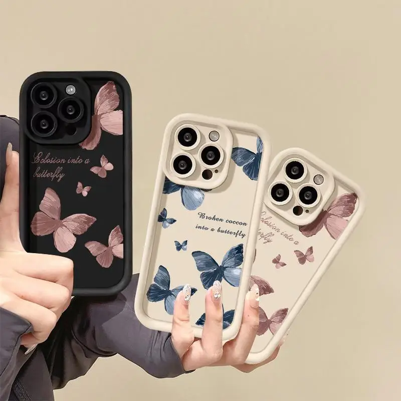 Dreamy Butterfly Soft Silicone Phone Case
