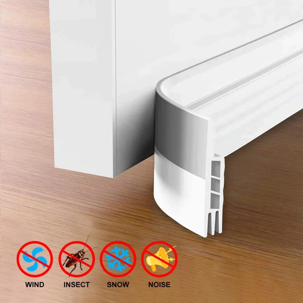 Description Picture 2 of itemDoor Bottom Seal Strip Under Door Weatherstrip Sealing Strips Draft Stopper Door Seal Anti-Cold Gap Blocker Windproof