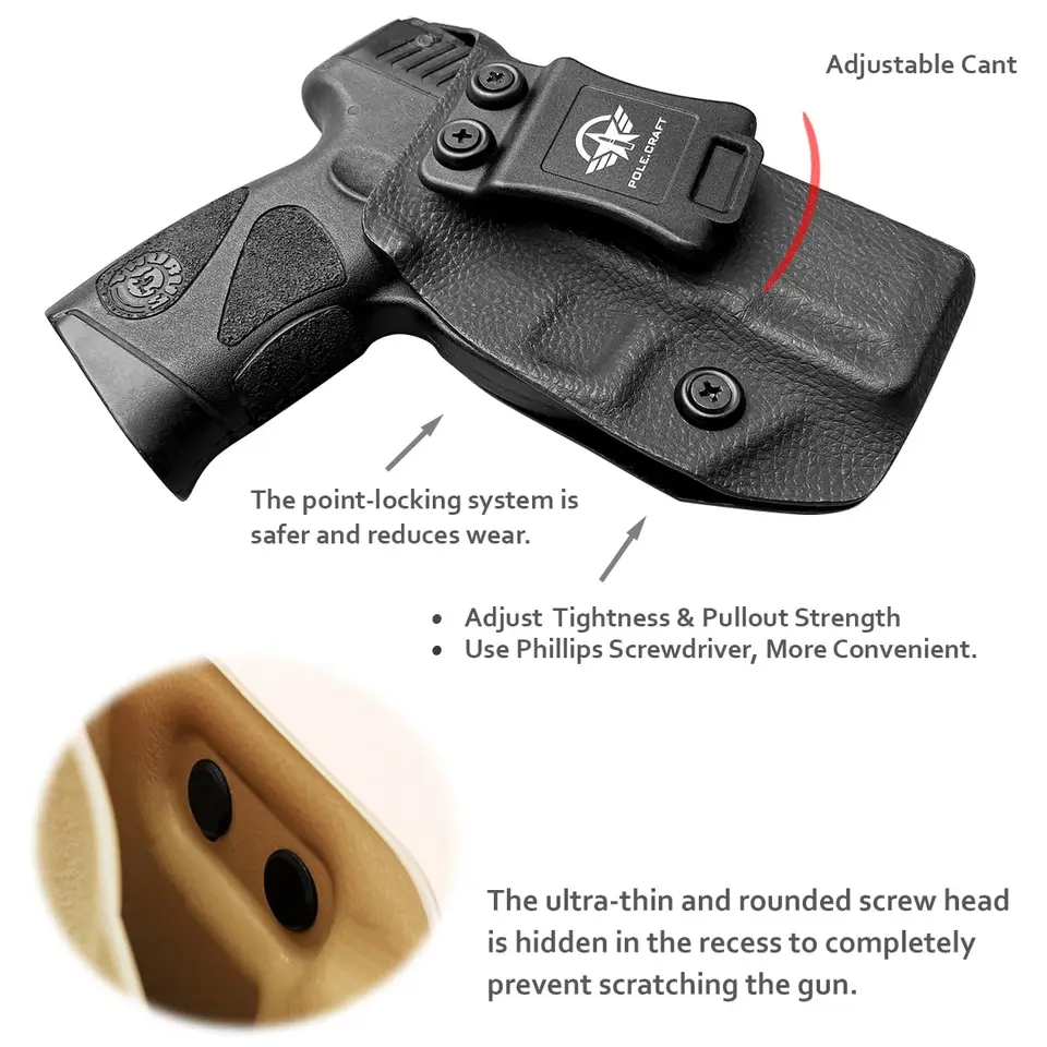 Fondina In Pelle Taurus G2 PT111, G2C, G2S - Marrone O Nero, Vera - Foto 4